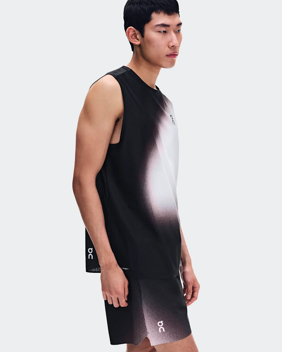 On 5" Court Shorts Swing Black & Mulberry Masculino
