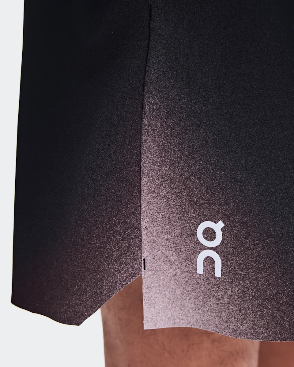 On 5" Court Shorts Swing Black & Mulberry Masculino