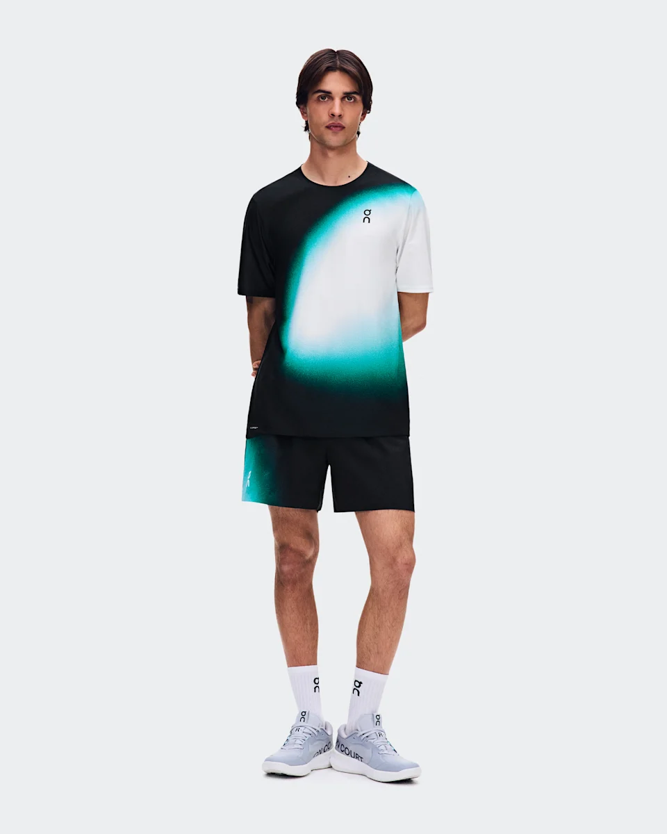 On 5" Court Shorts Swing Black & Neem Masculino