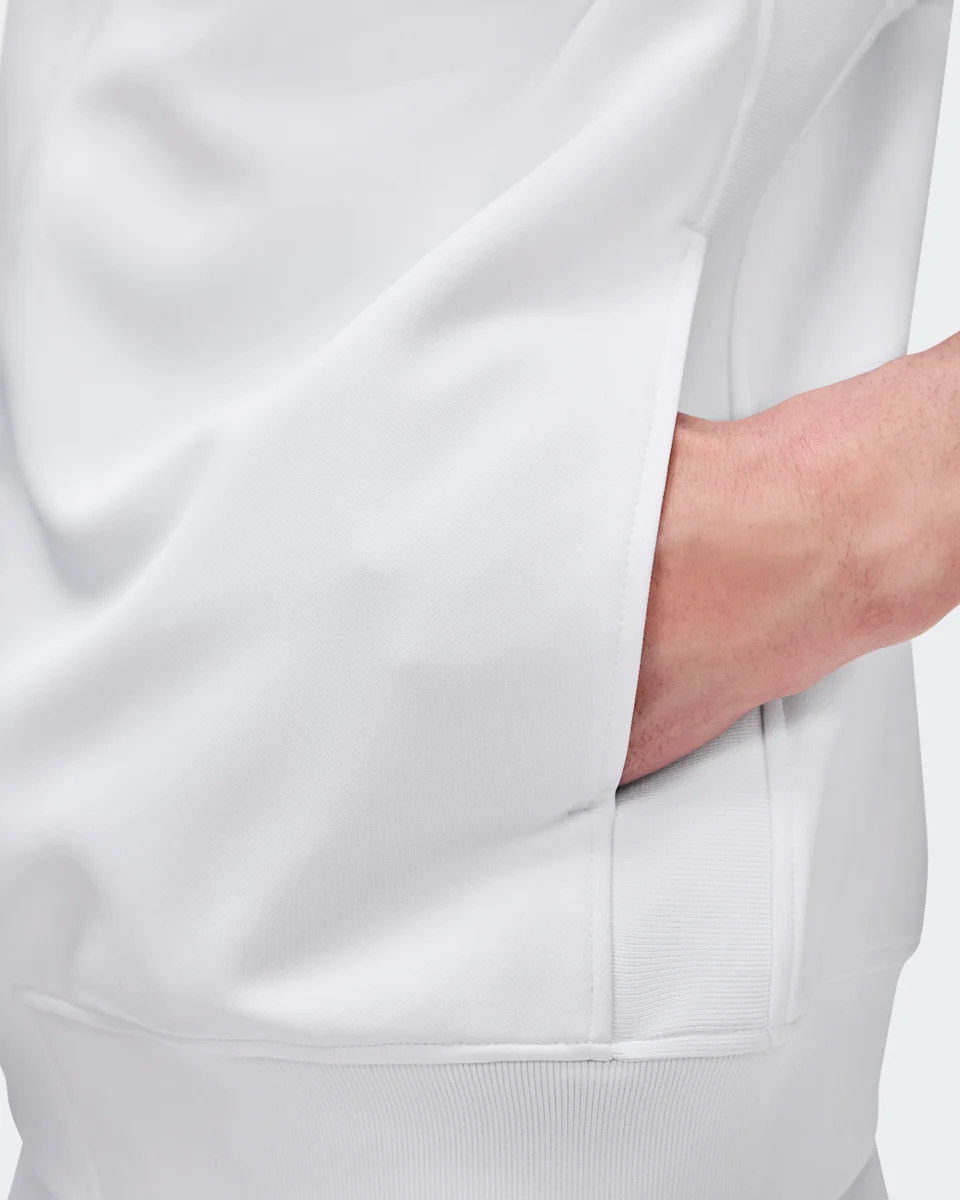 On Courtside Full Zip LDN White Masculino