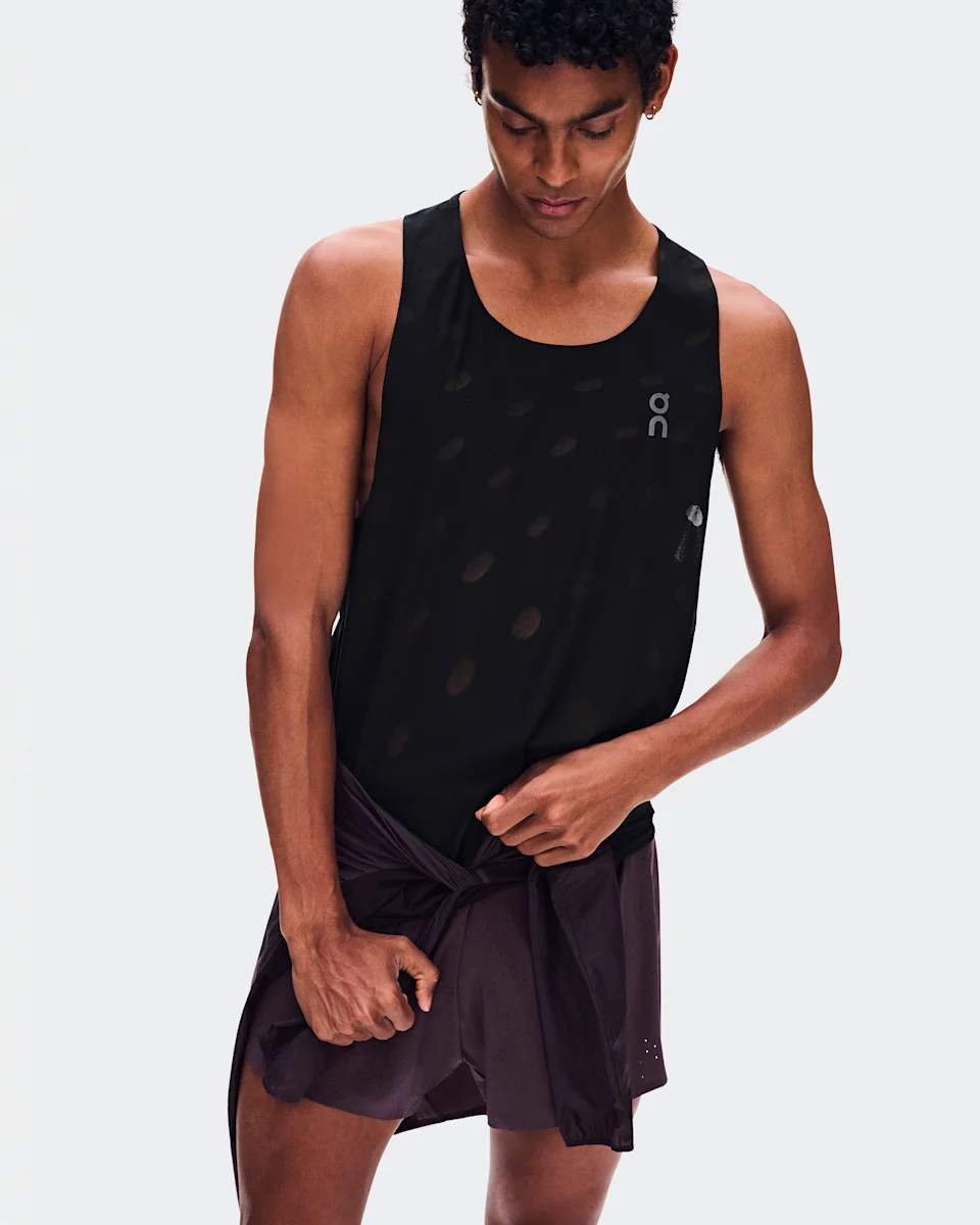 On Zero Tank Breathe Black Masculino