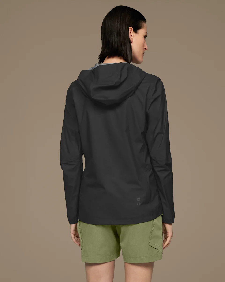 On Waterproof Anorak Black Feminino