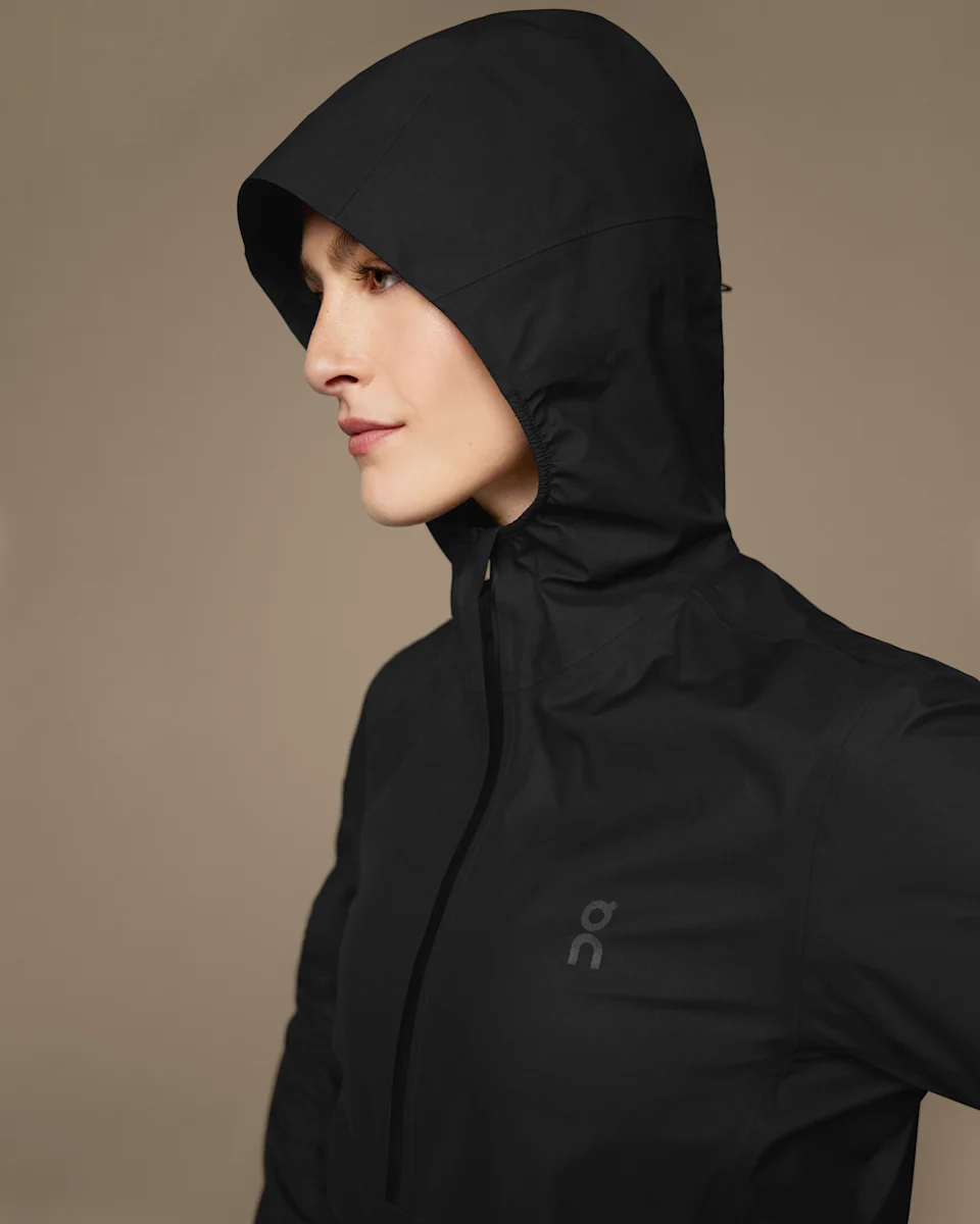 On Waterproof Anorak Black Feminino