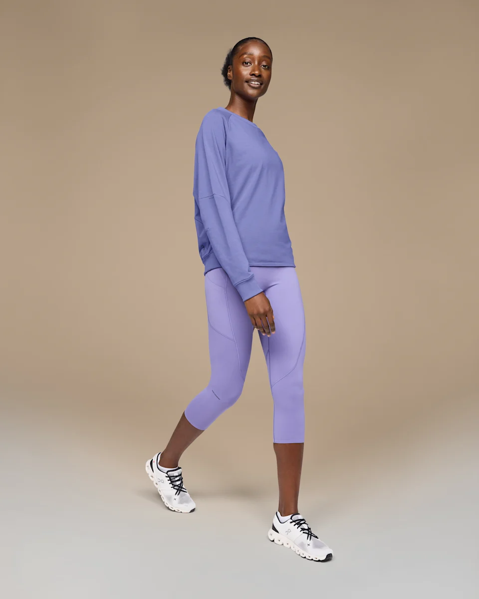 On Movement Crew Blueberry Feminino