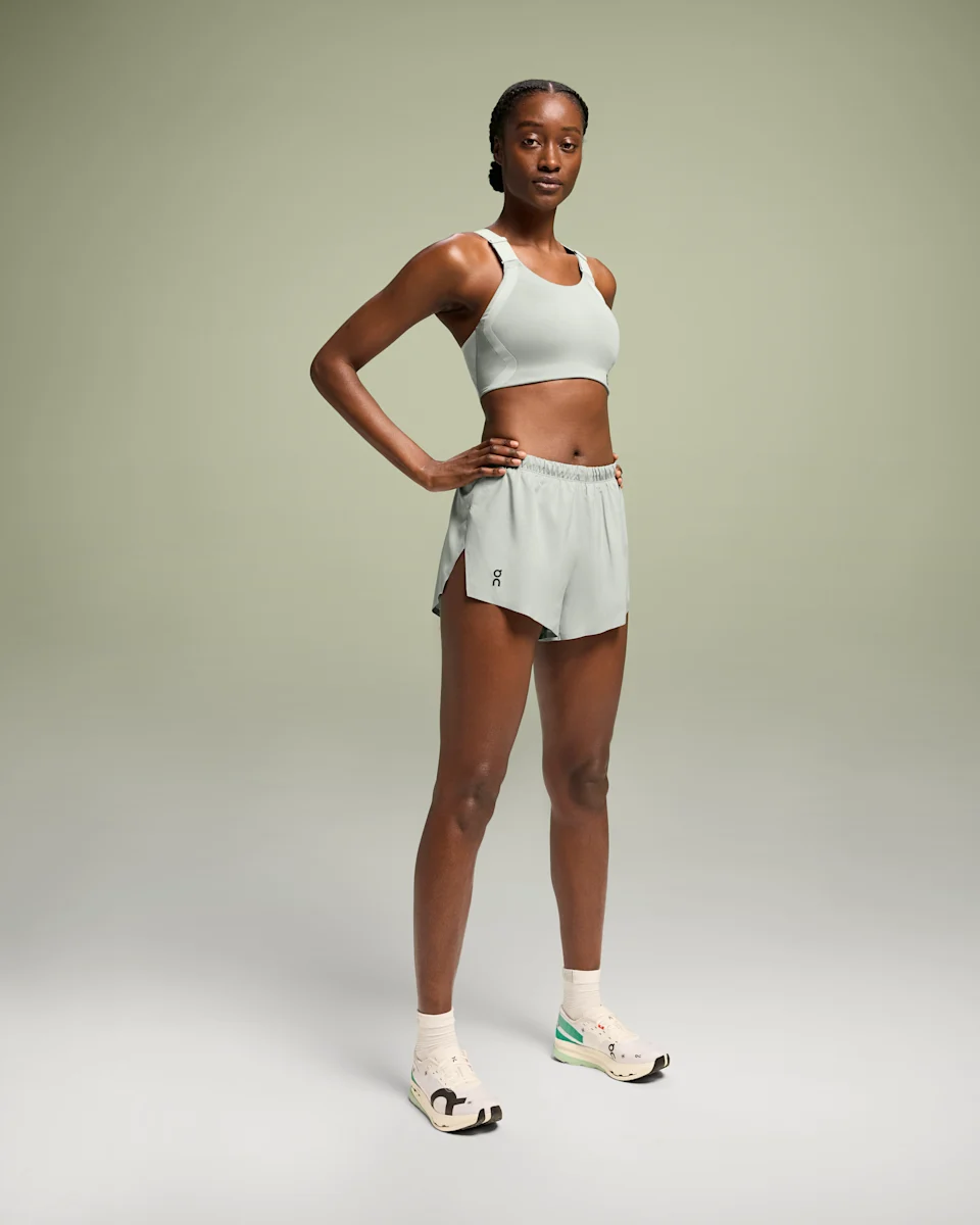 On Race Shorts Cobble & Black Feminino