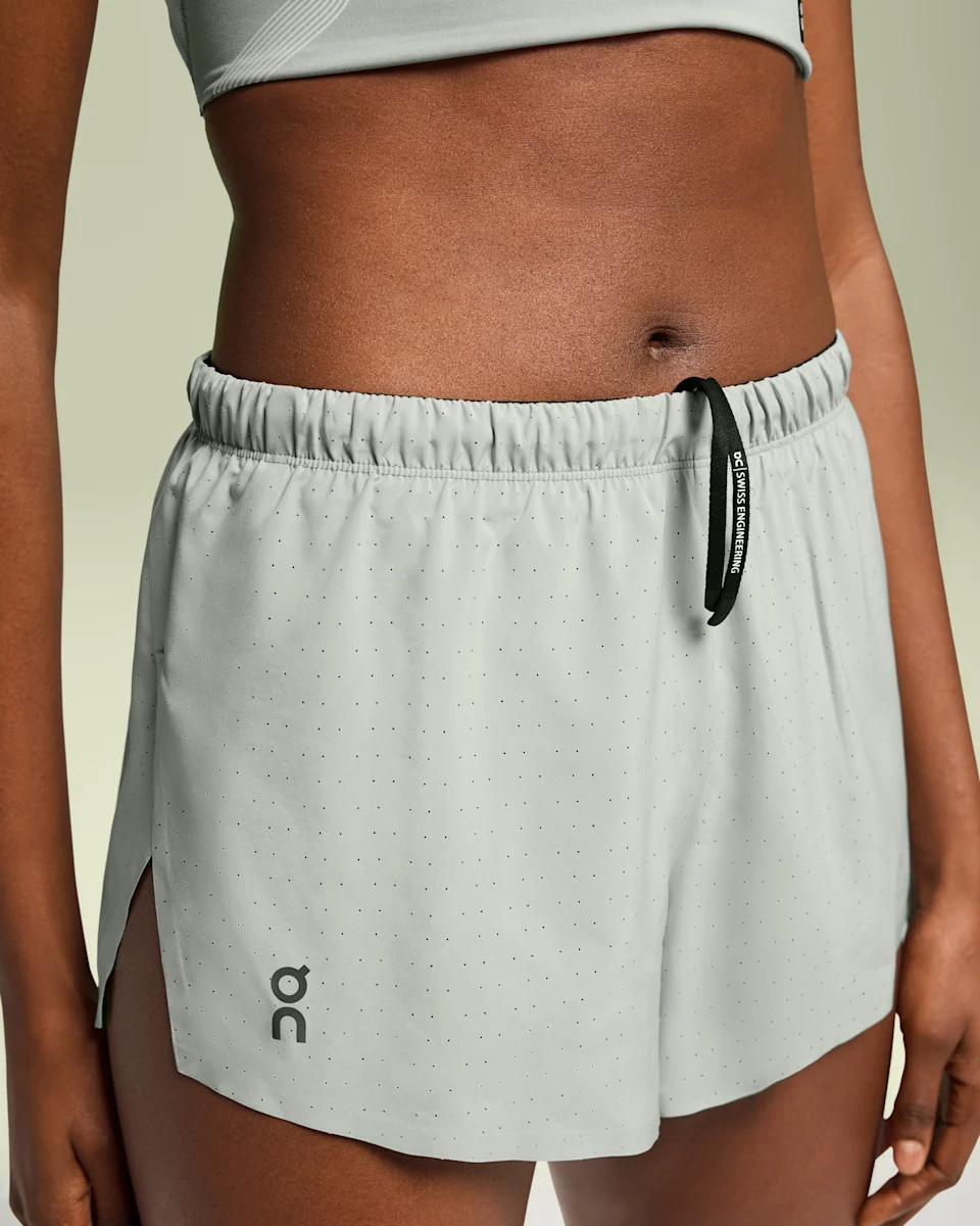 On Race Shorts Cobble & Black Feminino