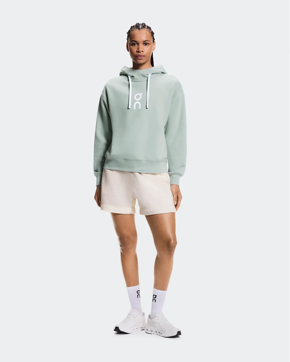 On Club Hoodie Mineral Feminino