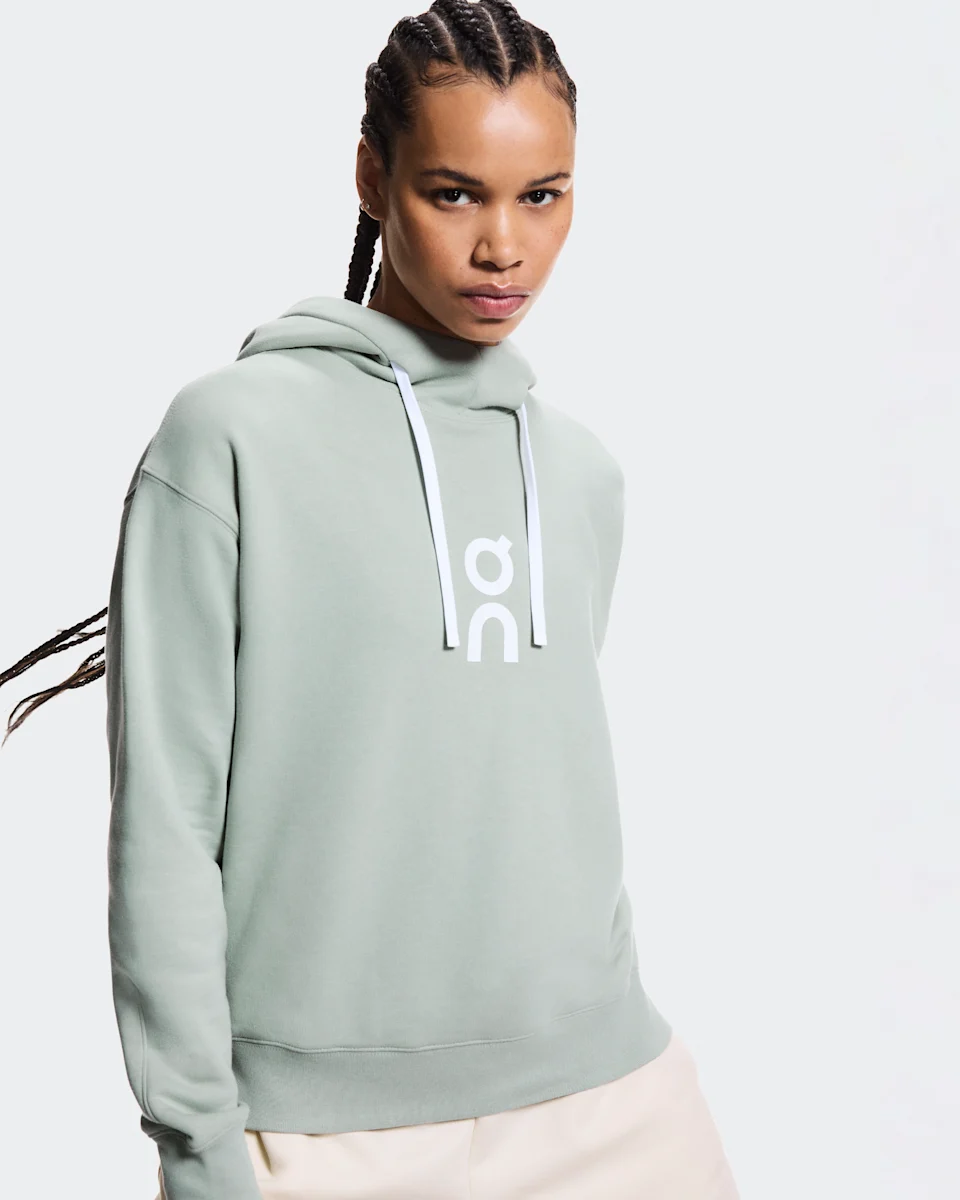 On Club Hoodie Mineral Feminino