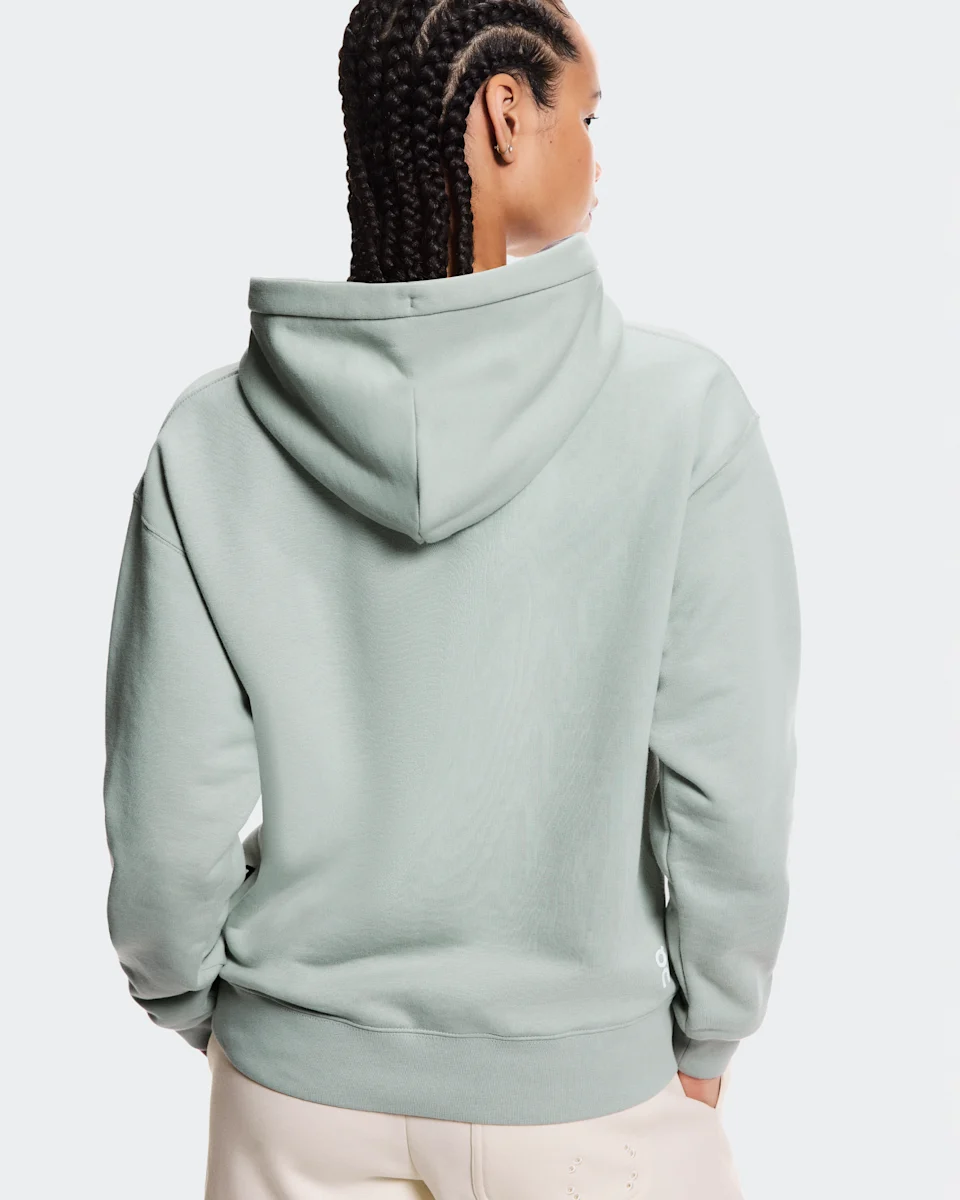 On Club Hoodie Mineral Feminino
