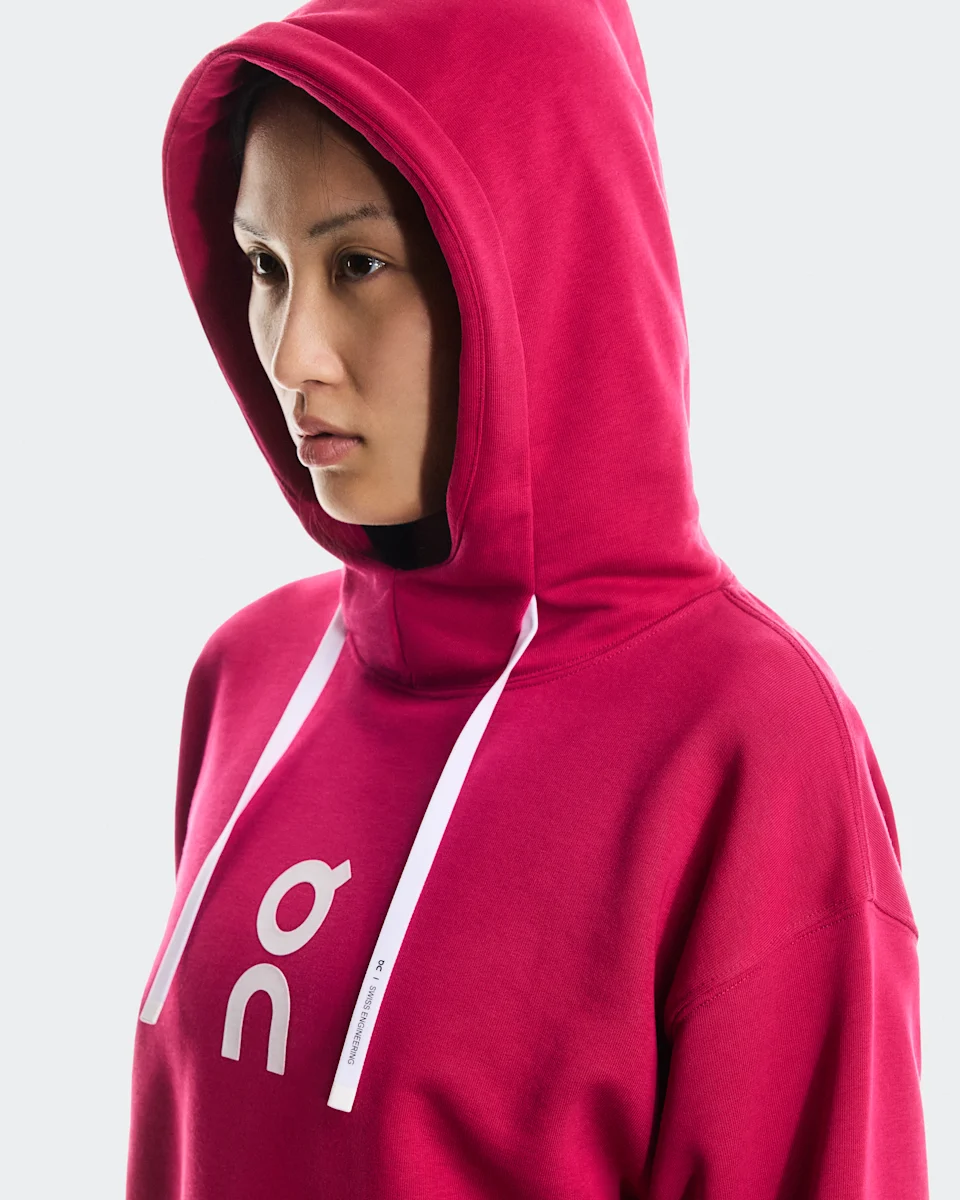 On Club Hoodie Grenadine Feminino