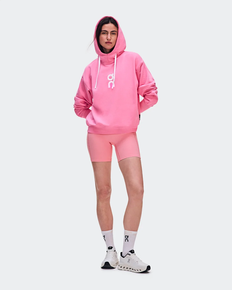 On Club Hoodie Bubblegum Feminino