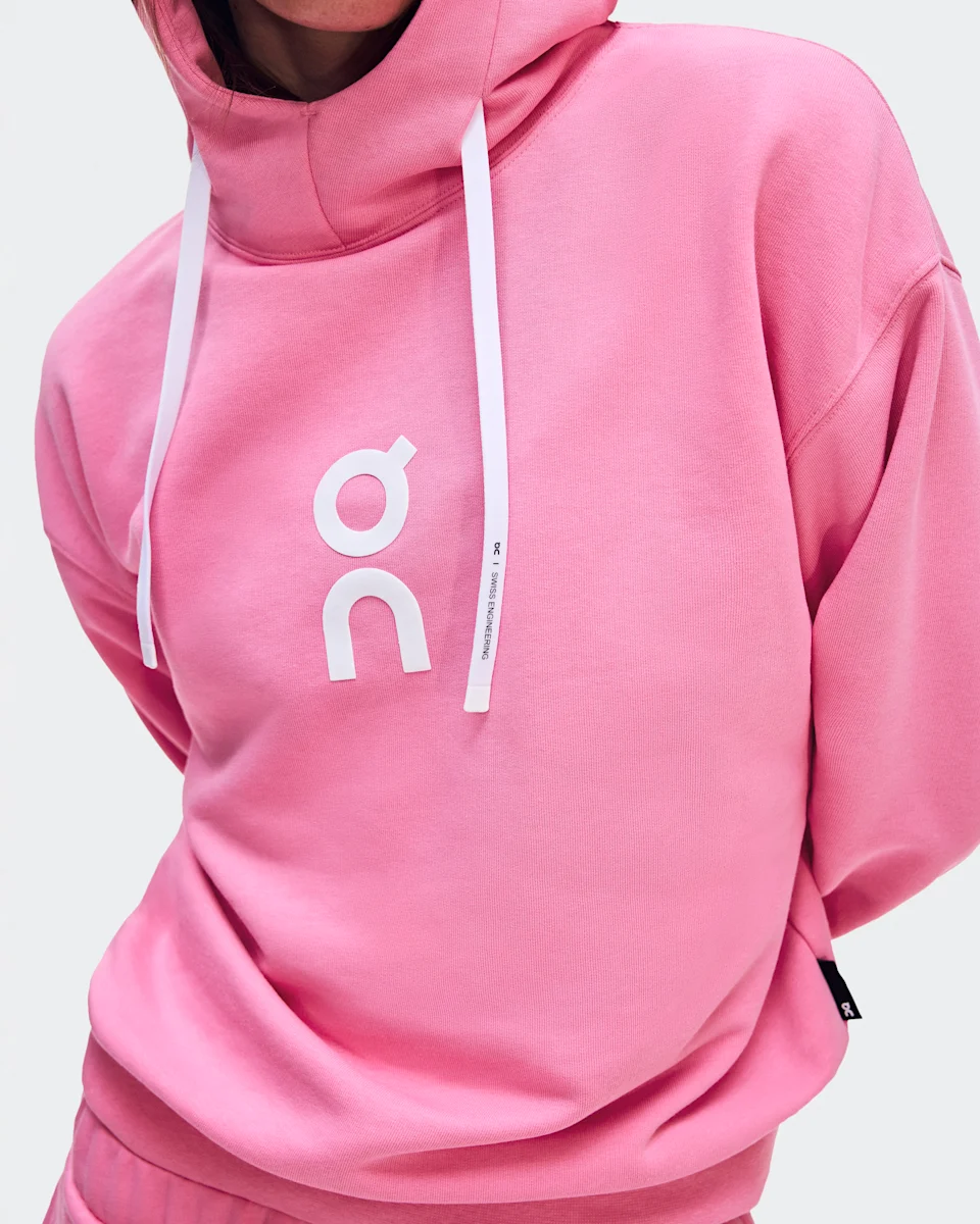 On Club Hoodie Bubblegum Feminino