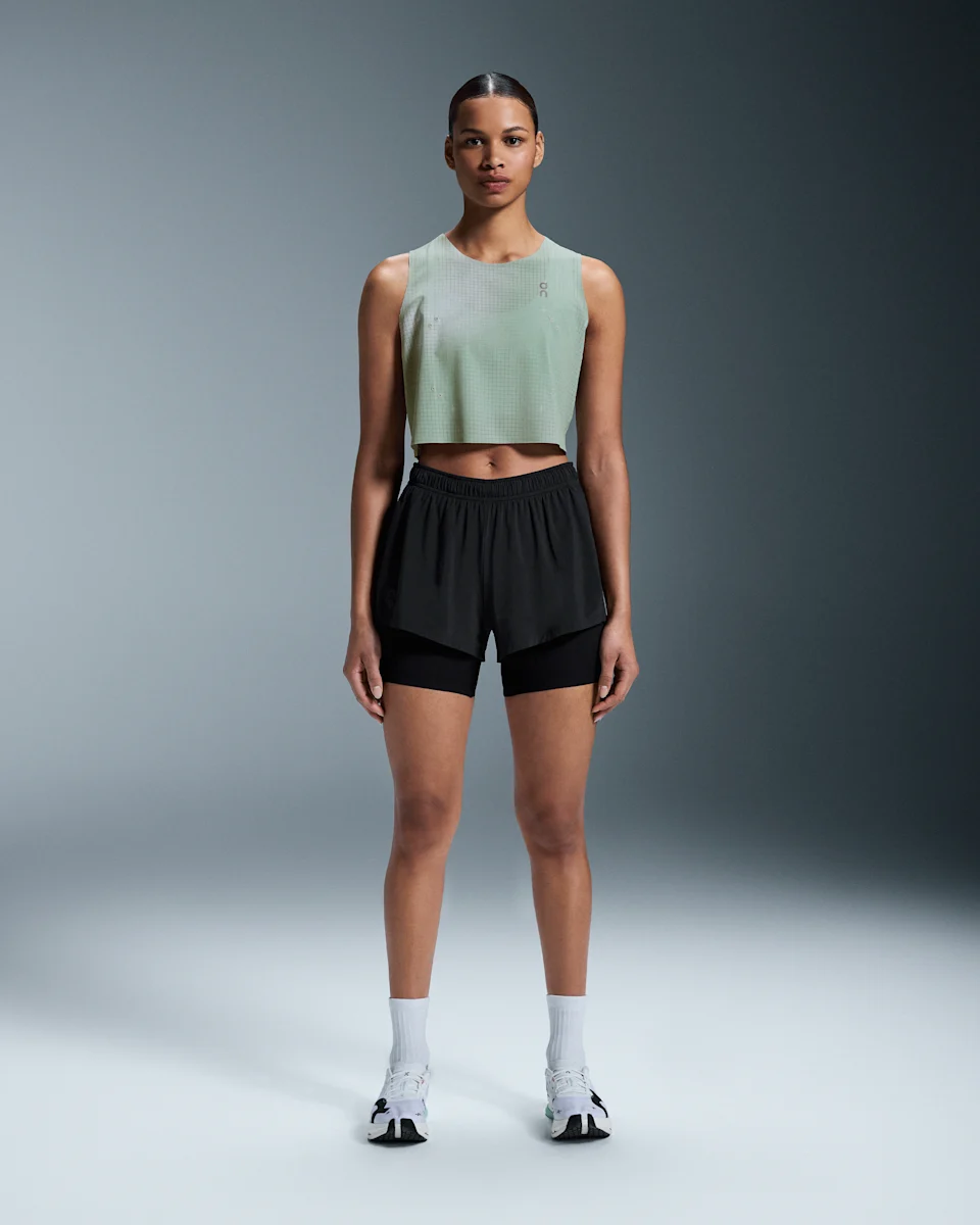 On Pace Tank Sage Feminino