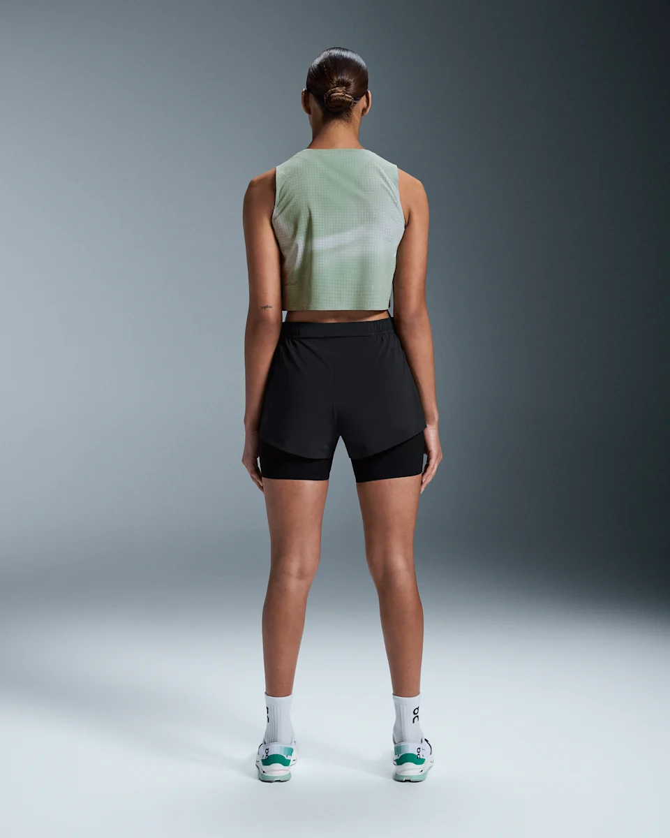 On Pace Tank Sage Feminino