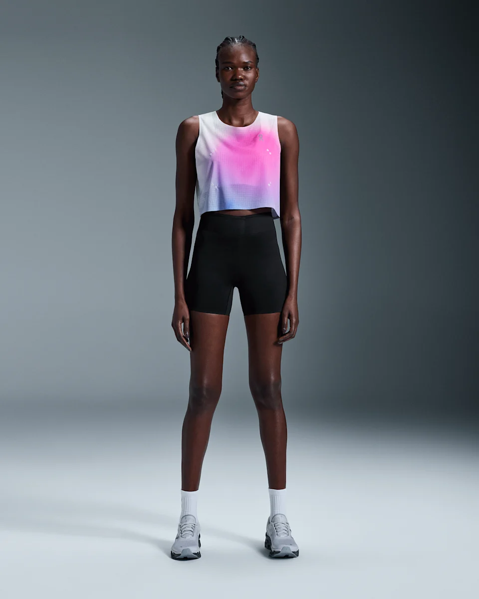 On Pace Tank Undyed & Pink Feminino