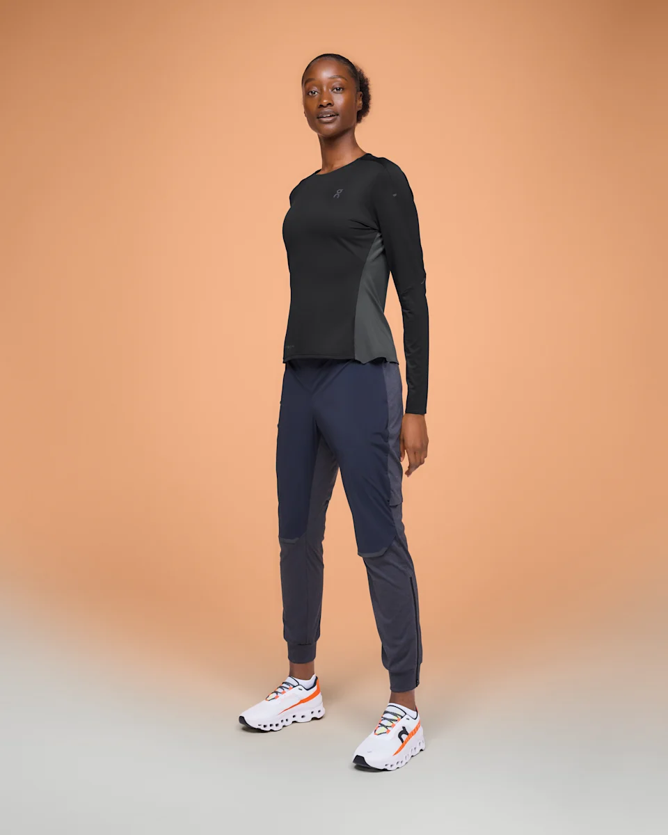 On Performance Long-T Black & Eclipse Feminino