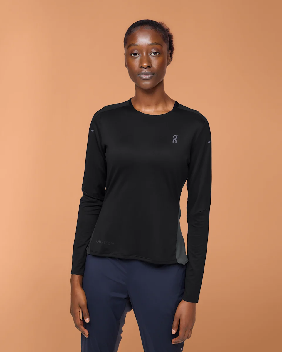 On Performance Long-T Black & Eclipse Feminino