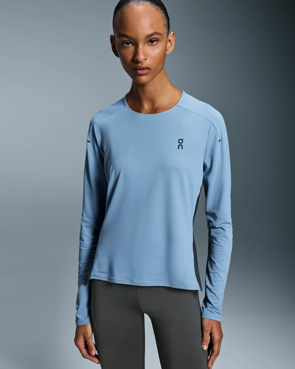 On Performance Long-T Chambray & Eclipse Feminino
