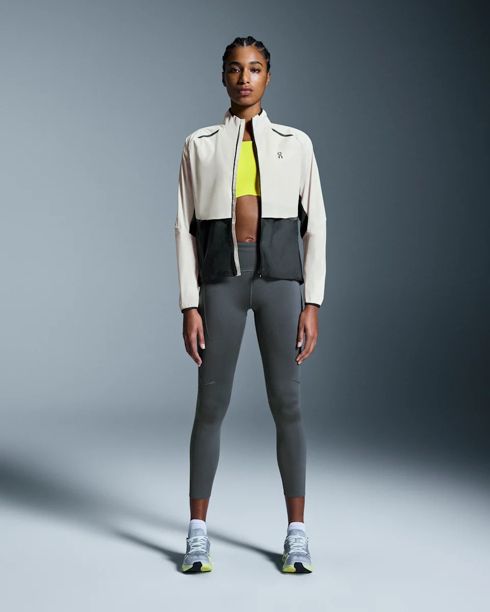 On Weather Jacket Silver & Eclipse Feminino
