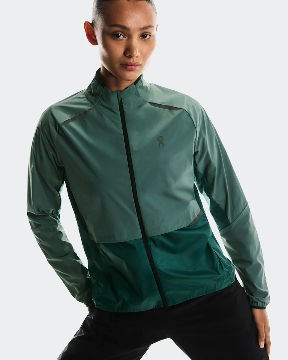 On Weather Jacket Spirulina & Olive Feminino