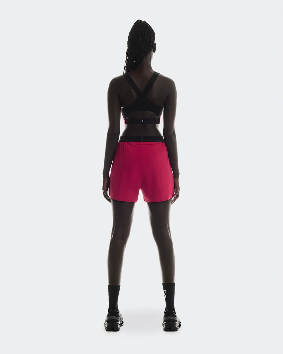 On Performance Flex Bra Grenadine & Black Feminino