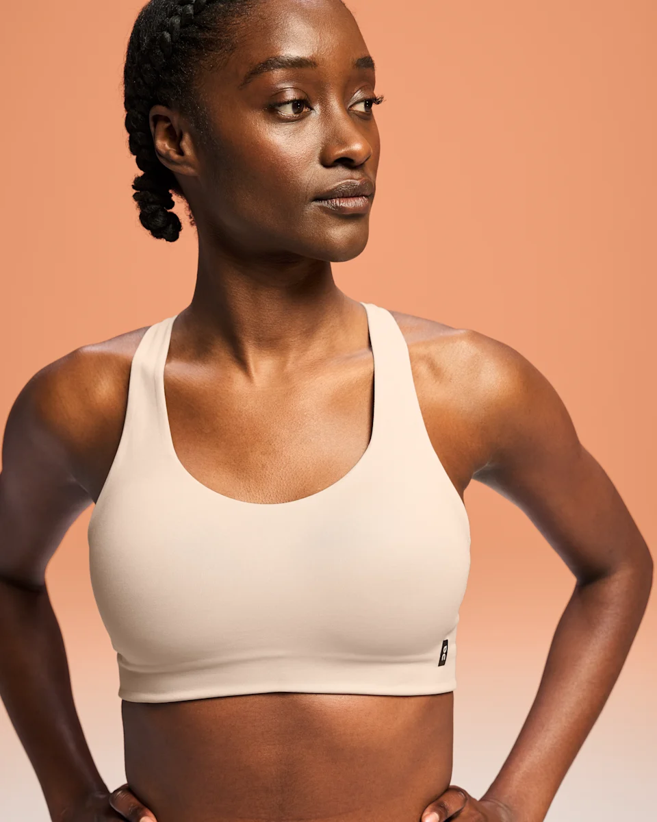 On Active Bra Sand & Cinder Feminino
