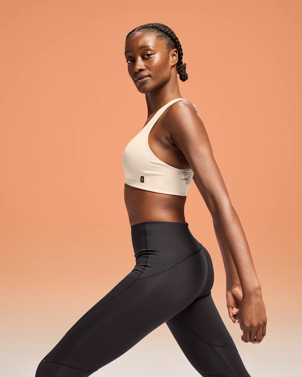On Active Bra Sand & Cinder Feminino