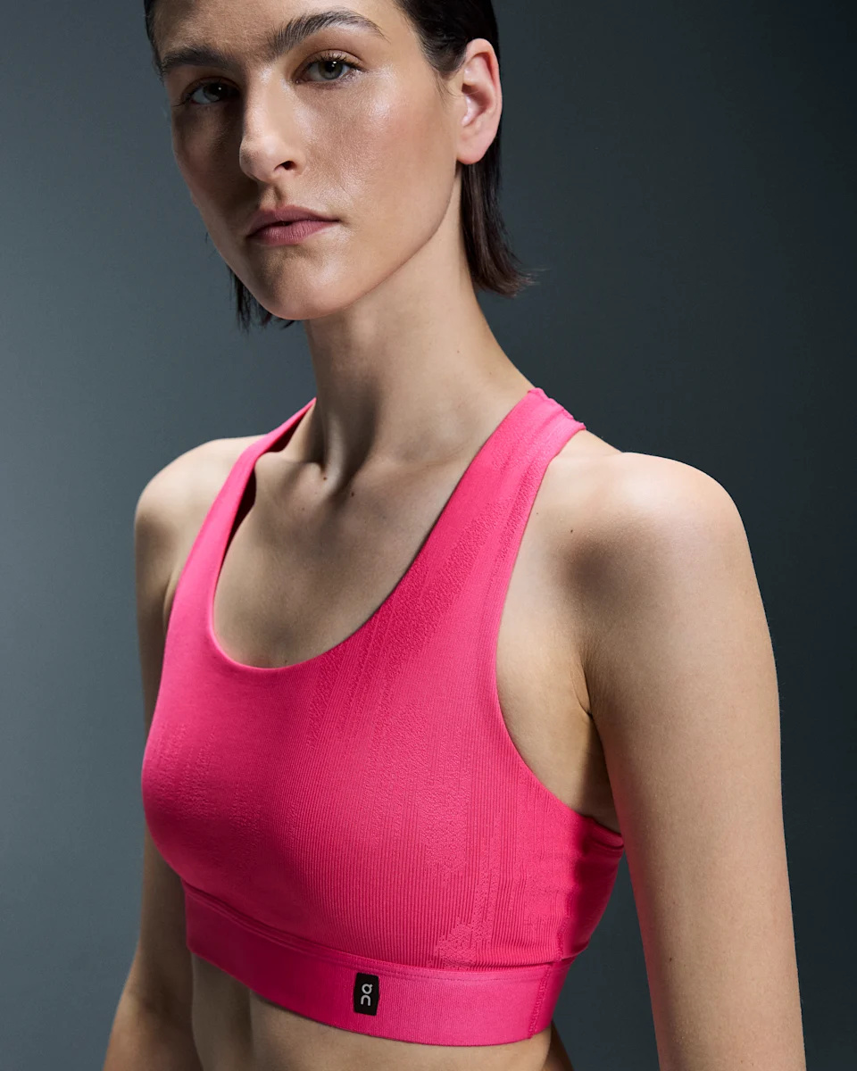 On Pace Bra Pink Feminino