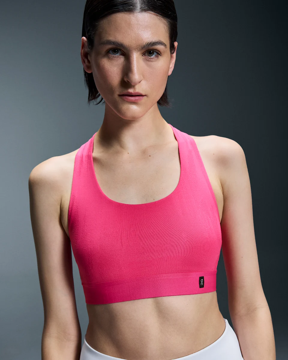 On Pace Bra Pink Feminino
