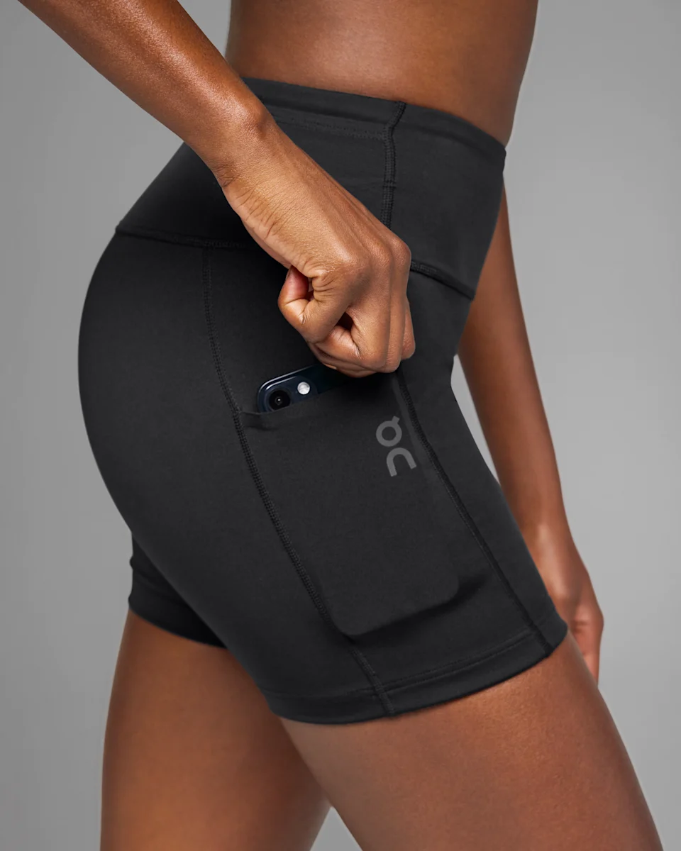 On Performance Short Tights Black Feminino