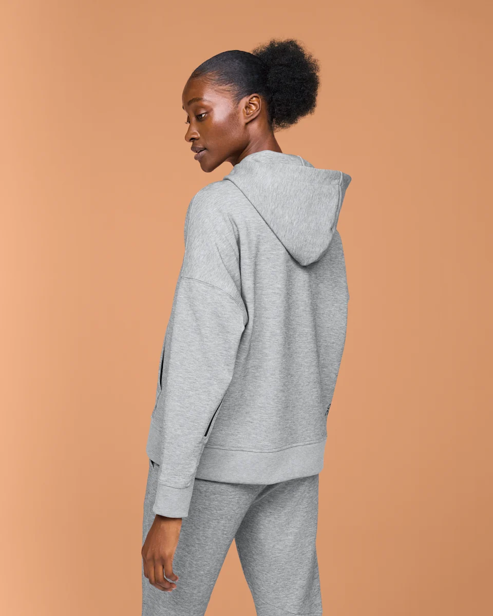 On Hoodie Grey Feminino