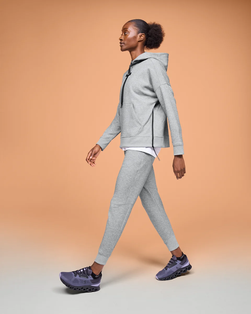 On Hoodie Grey Feminino