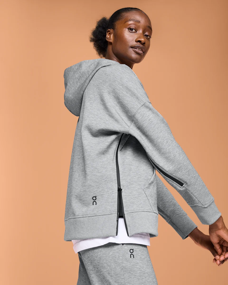 On Hoodie Grey Feminino