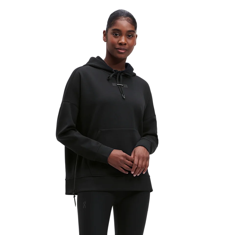 On Hoodie Black Feminino – Conforto o dia inteiro, aquecimentos, resfriamentos