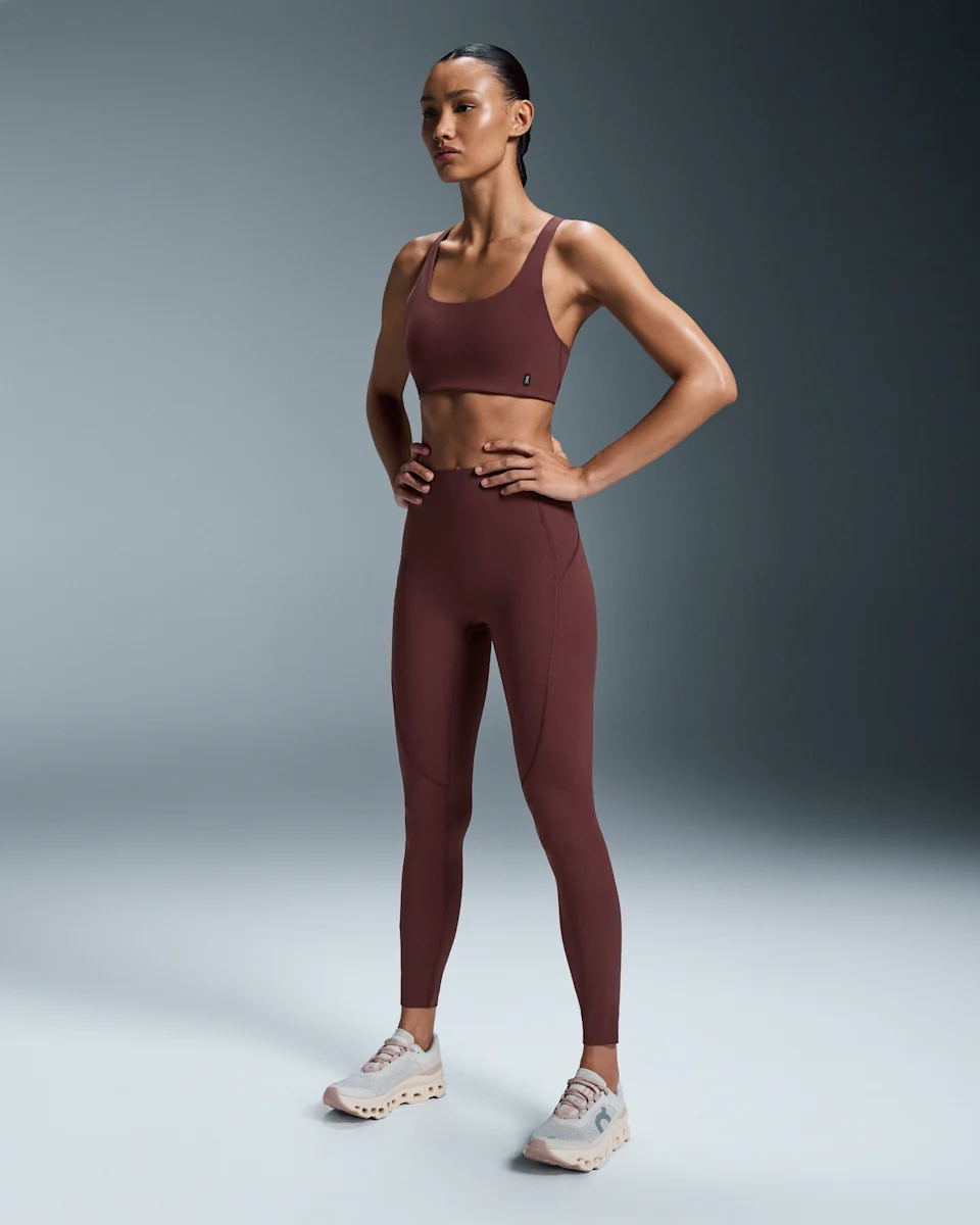 On Movement Tights Long Mulberry Feminino