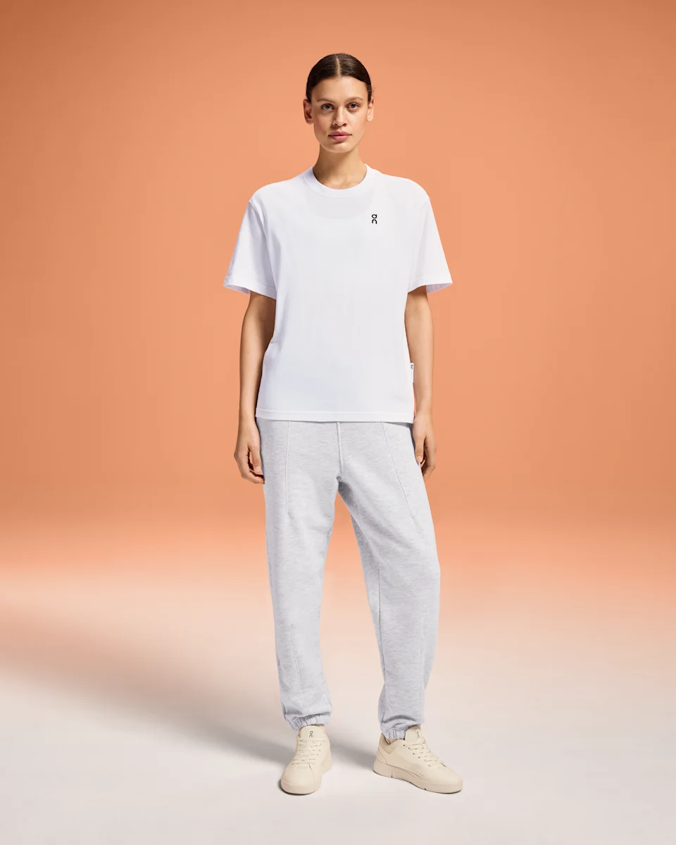 On Club-T Graphic Tennis White Feminino