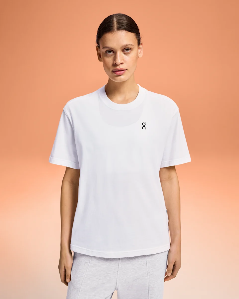 On Club-T Graphic Tennis White Feminino