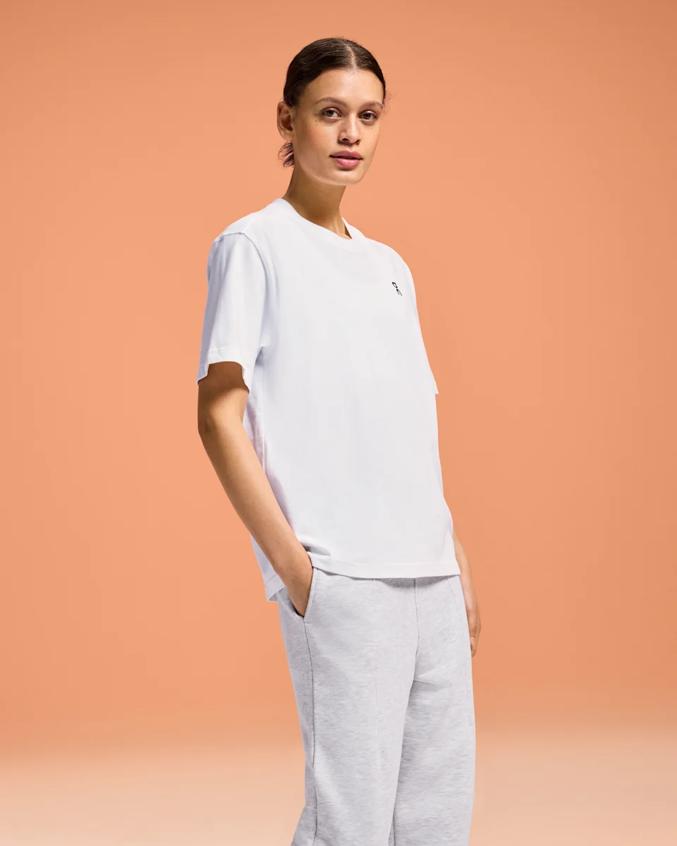 On Club-T Graphic Tennis White Feminino