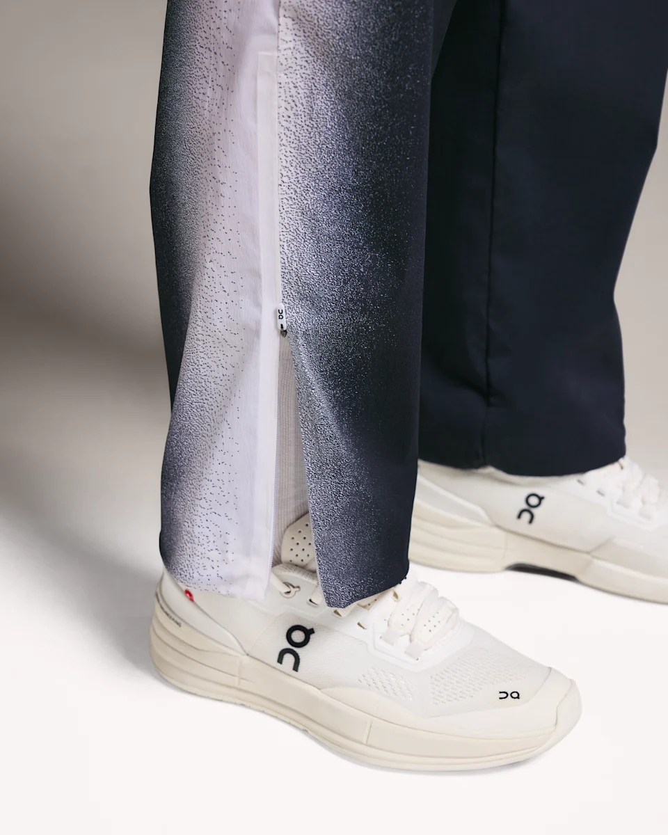 On Court Track Pants Black & White Feminino