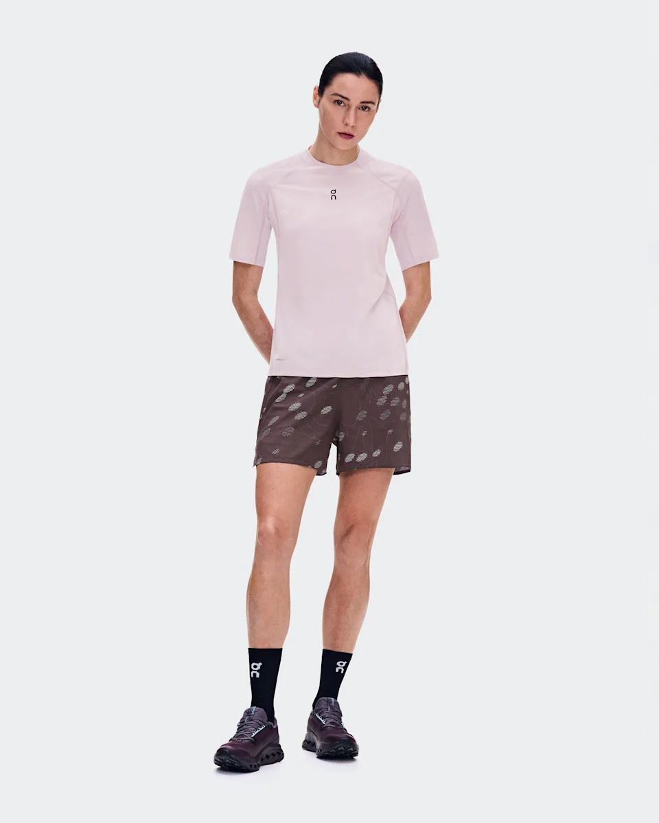 On Trail Shorts Mulberry Feminino