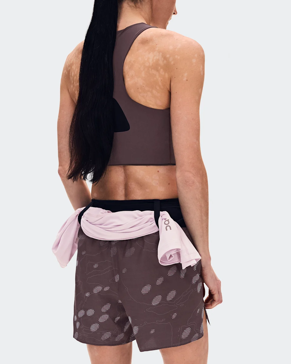 On Trail Shorts Mulberry Feminino