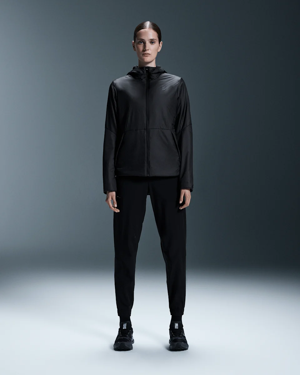 On Trek Jacket Insulated Black Feminino