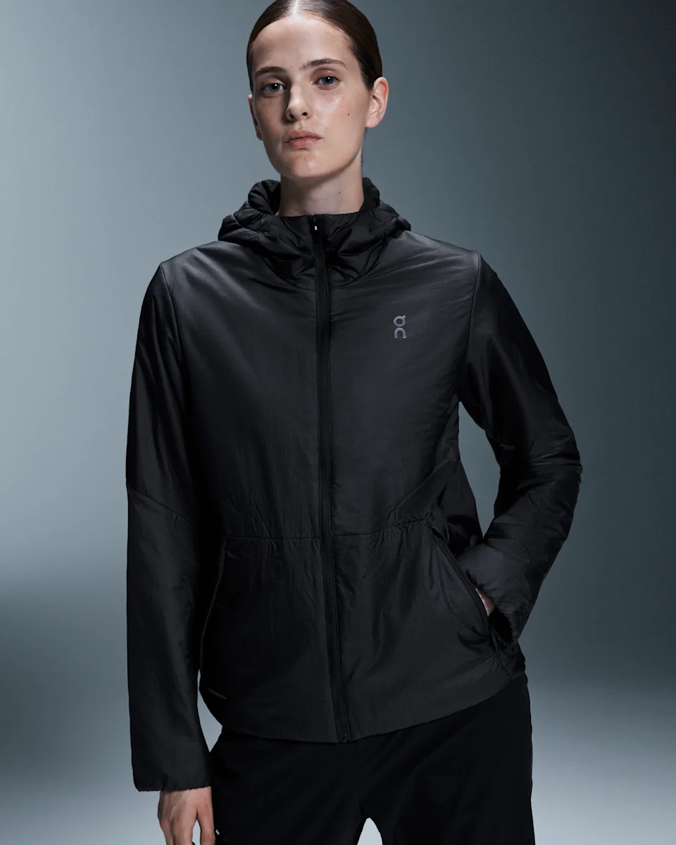 On Trek Jacket Insulated Black Feminino