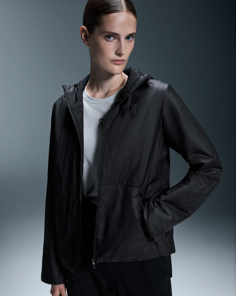 On Trek Jacket Insulated Black Feminino