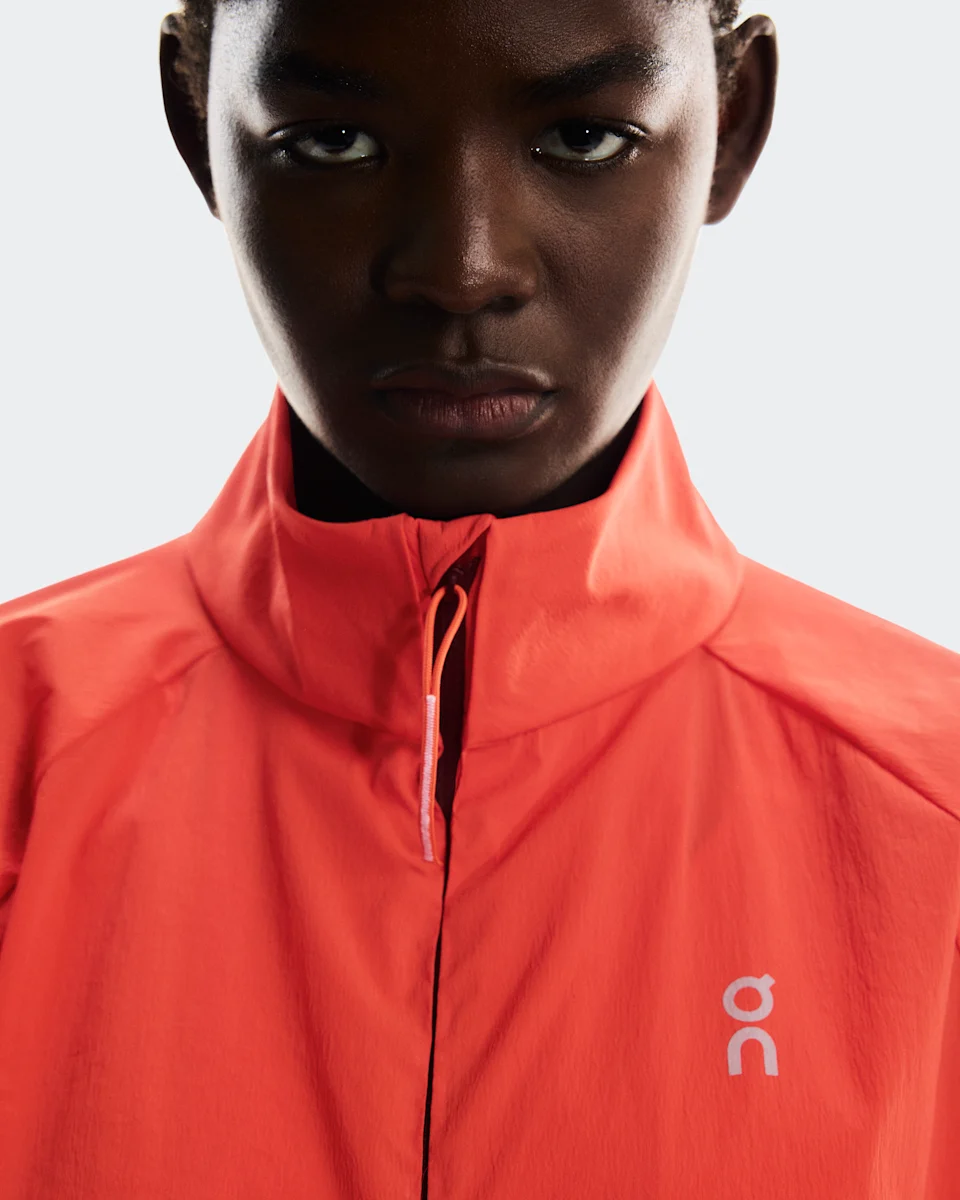 On All-Day 1/2 Zip Jacket Coral Feminino