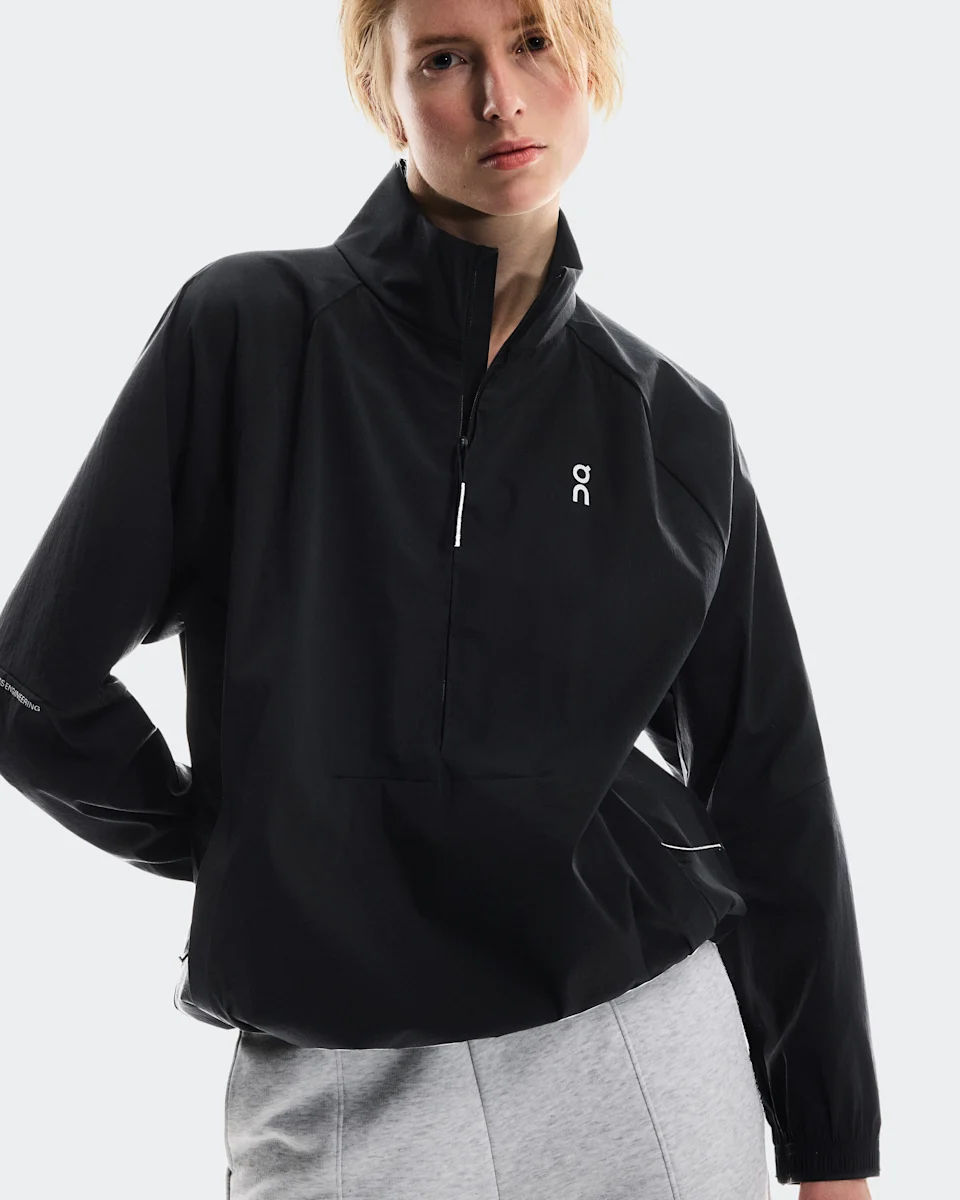 On All-Day 1/2 Zip Jacket Black Feminino