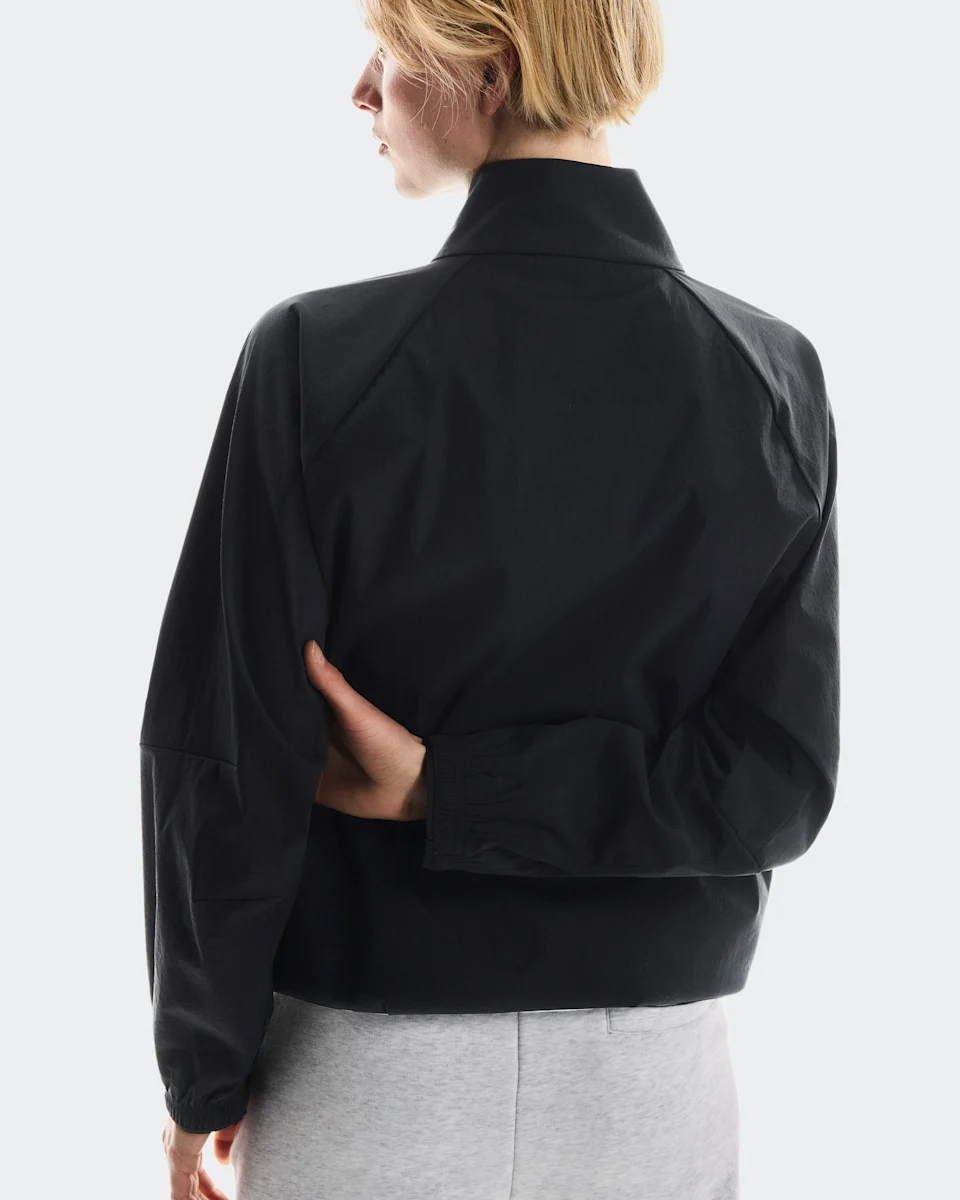 On All-Day 1/2 Zip Jacket Black Feminino