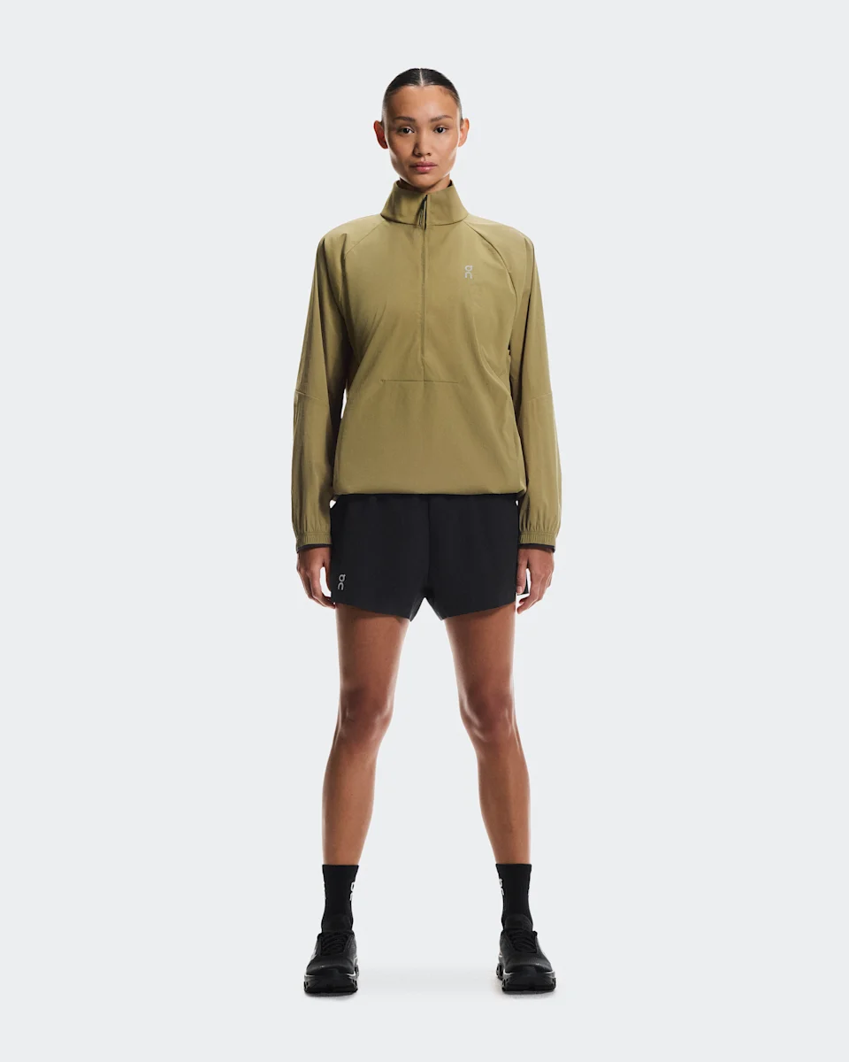 On All-Day 1/2 Zip Jacket Nutmeg Feminino