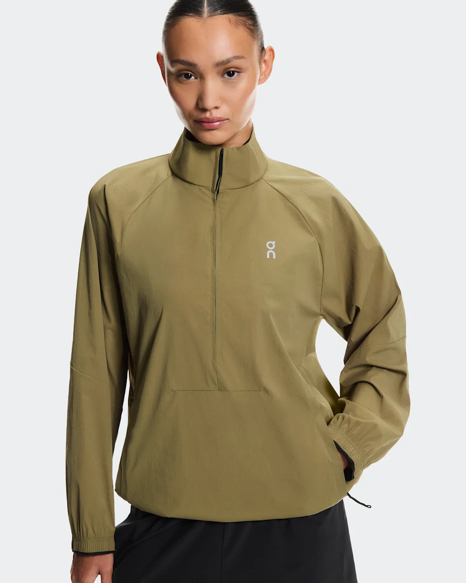 On All-Day 1/2 Zip Jacket Nutmeg Feminino
