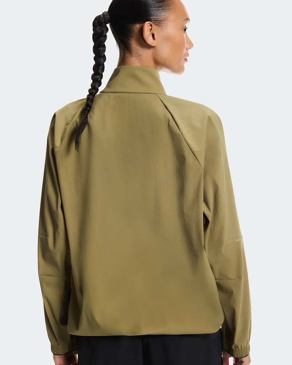 On All-Day 1/2 Zip Jacket Nutmeg Feminino